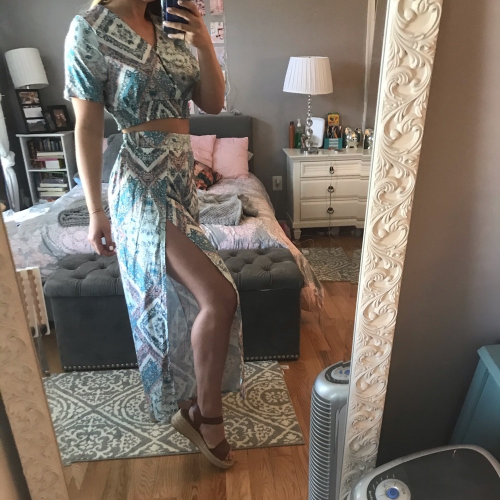 Blue Floral Set